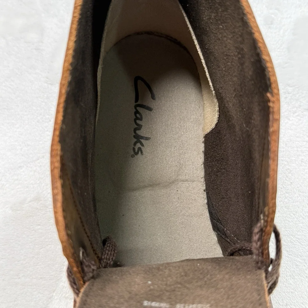 Clarks Desert Boots‎ Men's US 11 Brown Leather Chukka Crepe Sole